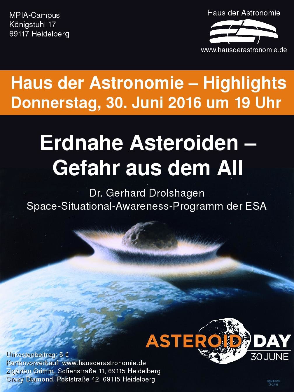 HdA-Highlights: Asteroid Day 2016