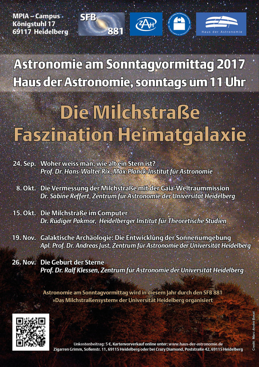 Astronomie am Sonntagvormittag 2017