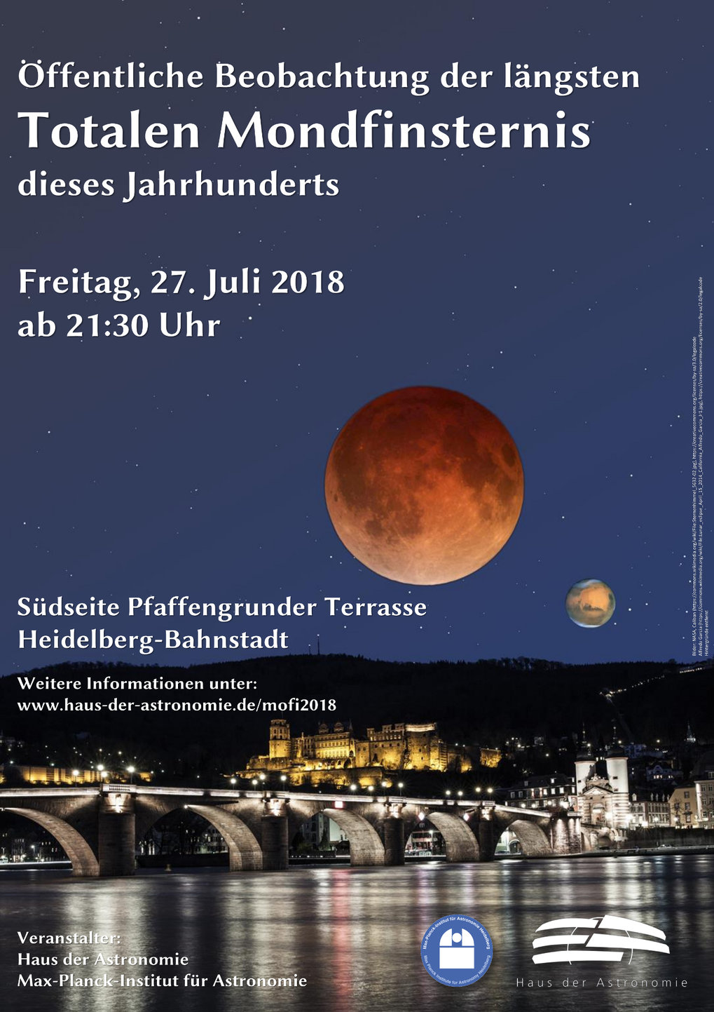 Totale Mondfinsternis 2018