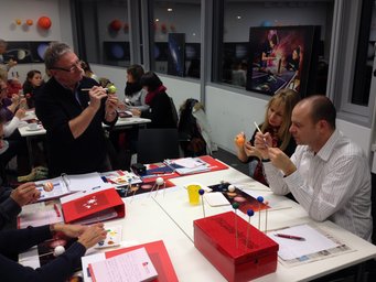 Blick in die Fortbildung "Entdecke das Weltall" Blick in die Fortbildung "Entdecke das Weltall"