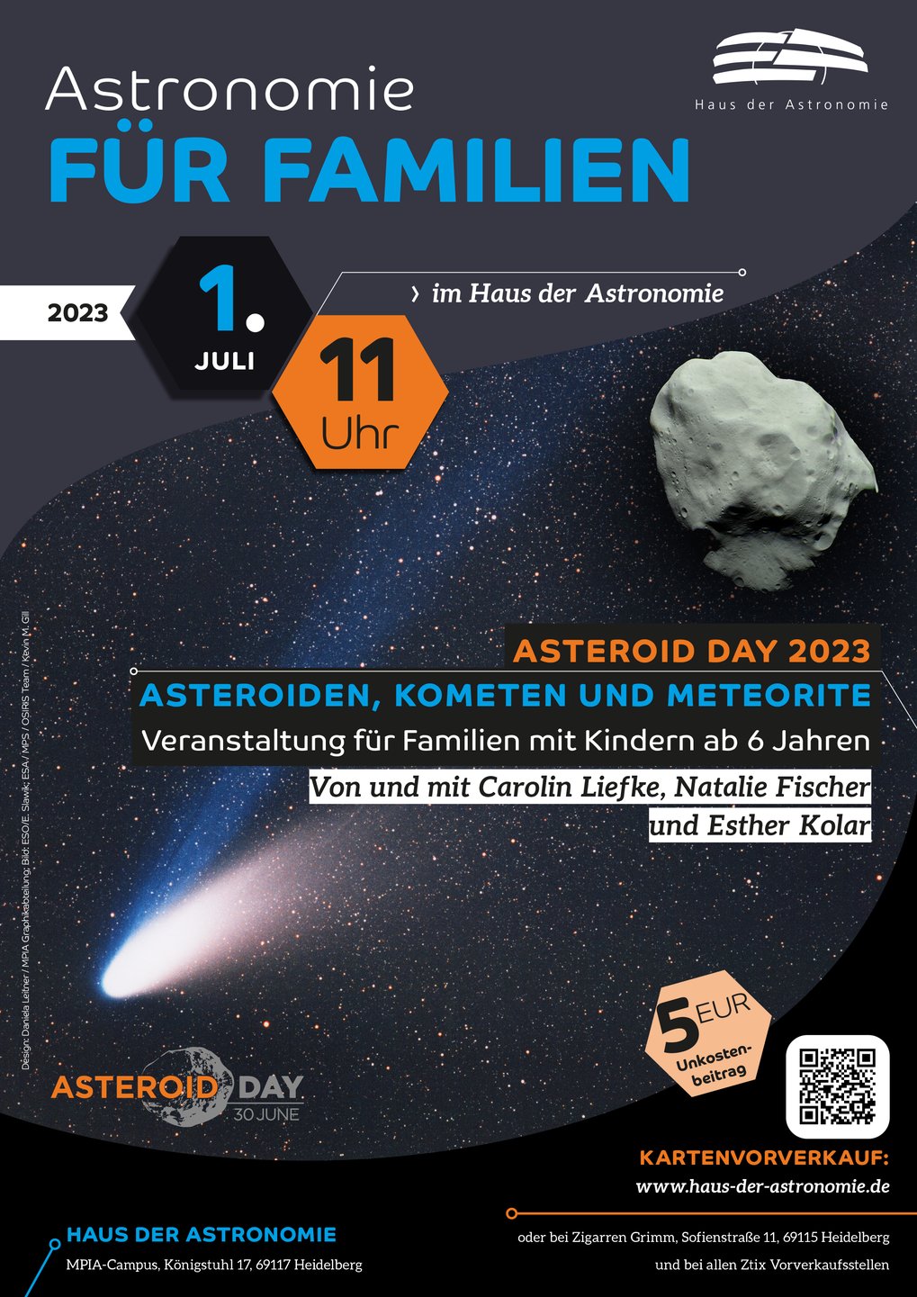 Asteroid Day 2023 - Familienveranstaltung