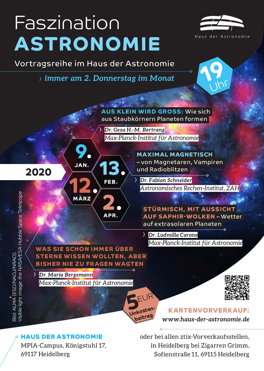 Vortragsreihe "Faszination Astronomie 2020"